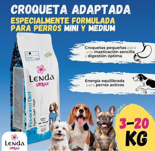 Lenda Urban Light - Natural Low-Calorie Dog Food