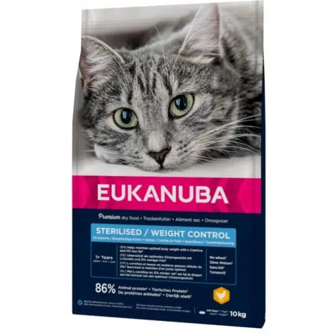Eukanuba adult cat weight control food