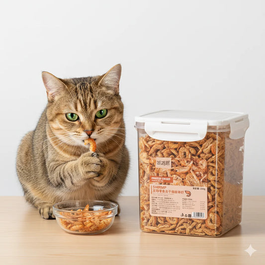 Premium Freeze-Dried Krill Cat Treats