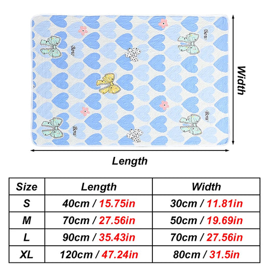 Print Guinea Pig Pee Pad Reusable Cage Liner Mats