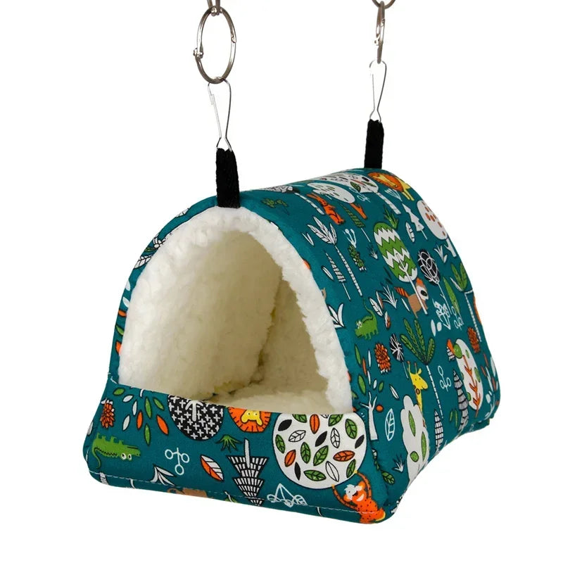 Print Mini Cage Rabbit Bird Bed