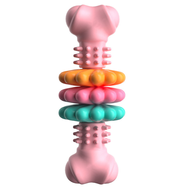 Indestructible TPR Bone Chewing Bite Resistant Teething Toys