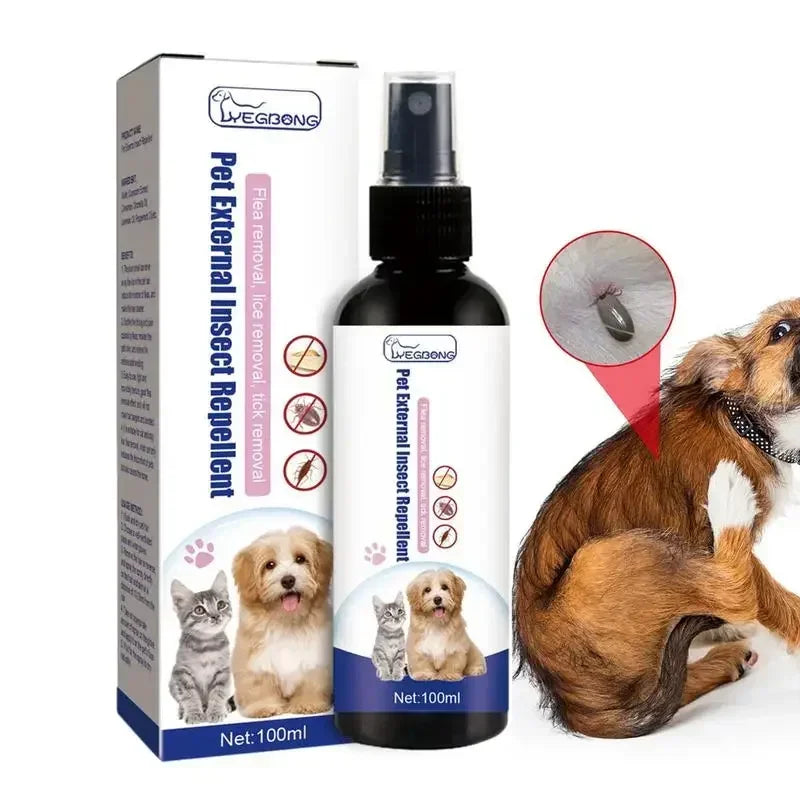 100ml Insectcide Lice Insect Remover Spray Flea Drops