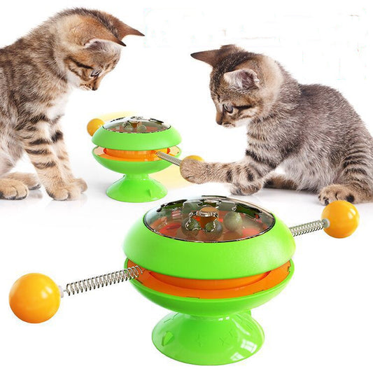 Catnip Interactive Training Rotatable Cat Toys