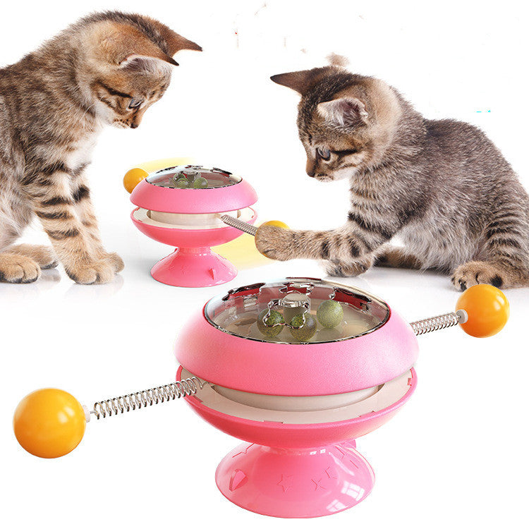 Catnip Interactive Training Rotatable Cat Toys
