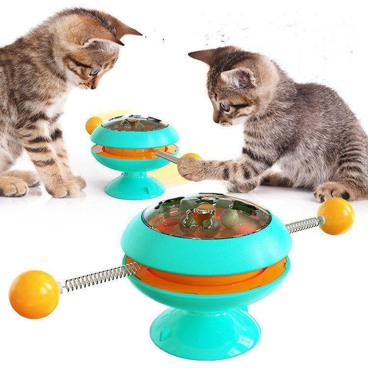Catnip Interactive Training Rotatable Cat Toys