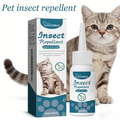 50ML Pet Anti-flea Tick Drops for Cats & Dogs