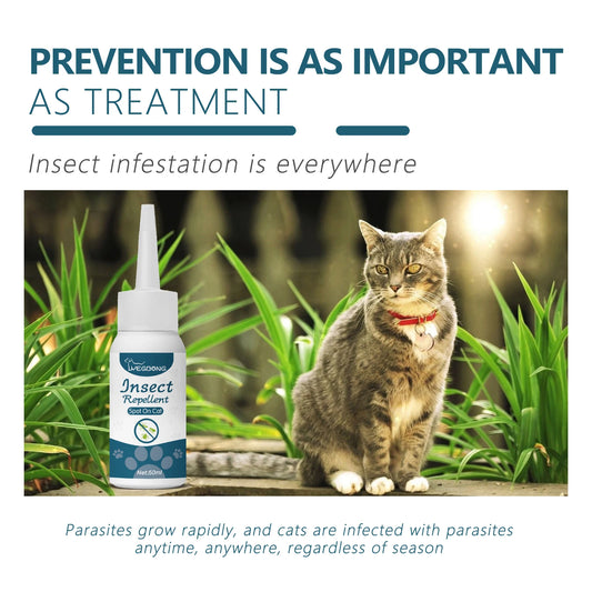 50ML Anti-flea Tick Drops for Cats & Dogs
