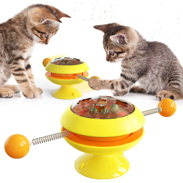 Catnip Interactive Training Rotatable Cat Toys