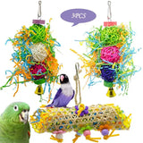 Colorful Bird Parrot Toy Set