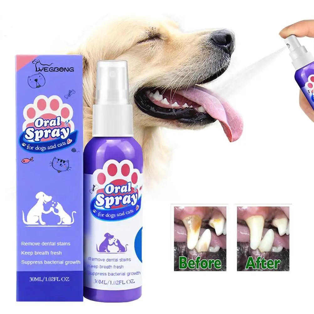 Dog Oral Care Bad Breath Teeth Cleaning Spray