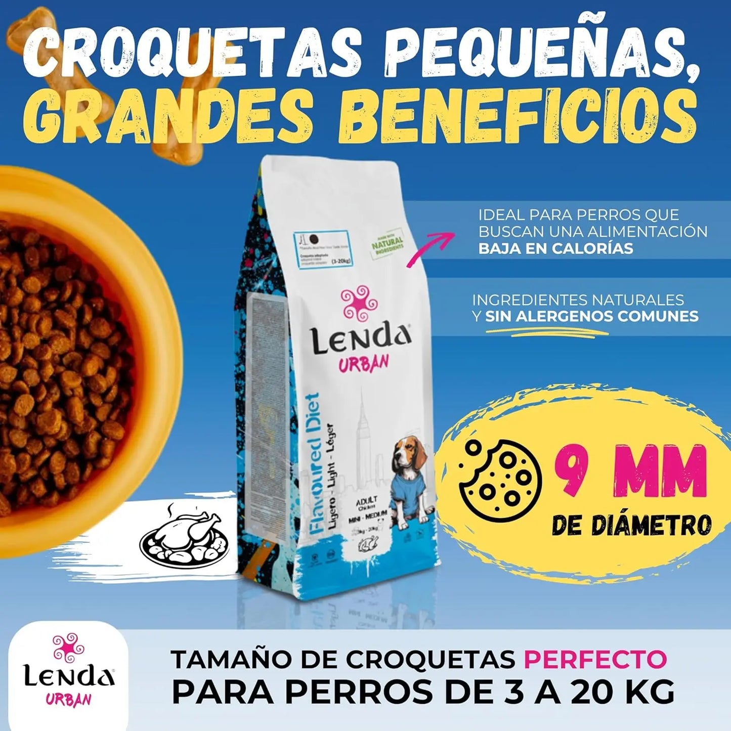 Lenda Urban Light - Natural Low-Calorie Dog Food