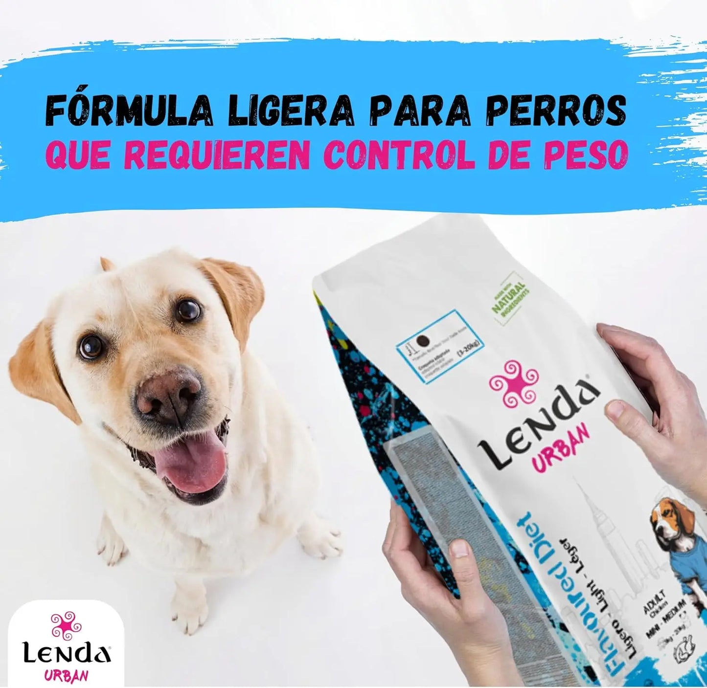 Lenda Urban Light - Natural Low-Calorie Dog Food