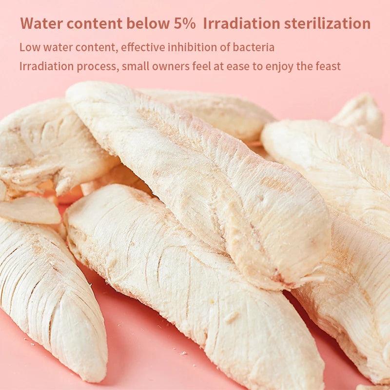 Cat snacks freeze-dried chicken duck