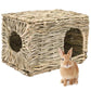 Hamster Guinea Pig Bunny Grass Chew Toy Mat House