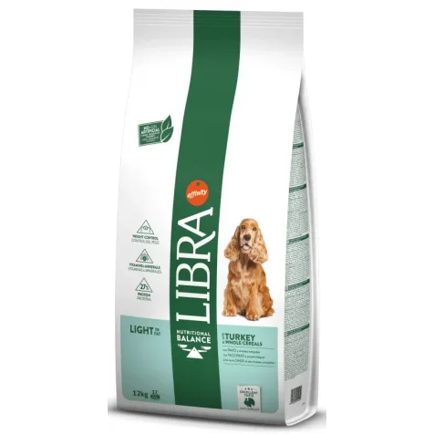 Libra adult ligh in fat food with turkey and whole grains