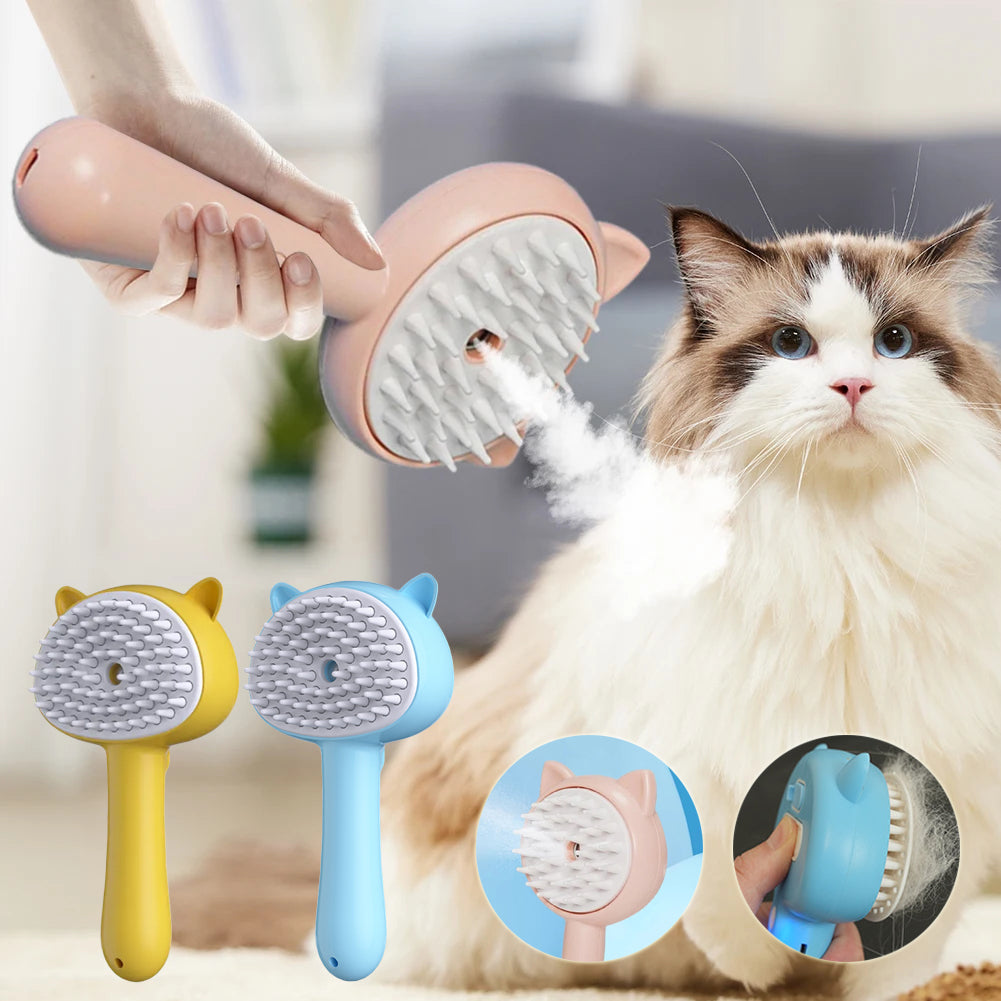 Mist Multifunctional Hair Cleaning Cat Brush 