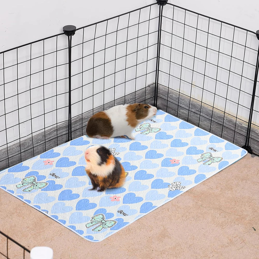 Print Guinea Pig Pee Pad Reusable Cage Liner Mats