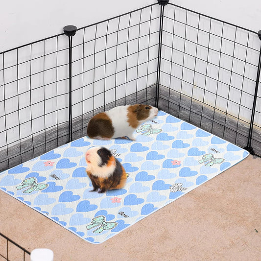 Print Guinea Pig Pee Pad Reusable Cage Liner Mats