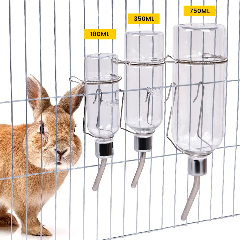 Rabbit Drinking Water Bottle Dispenser