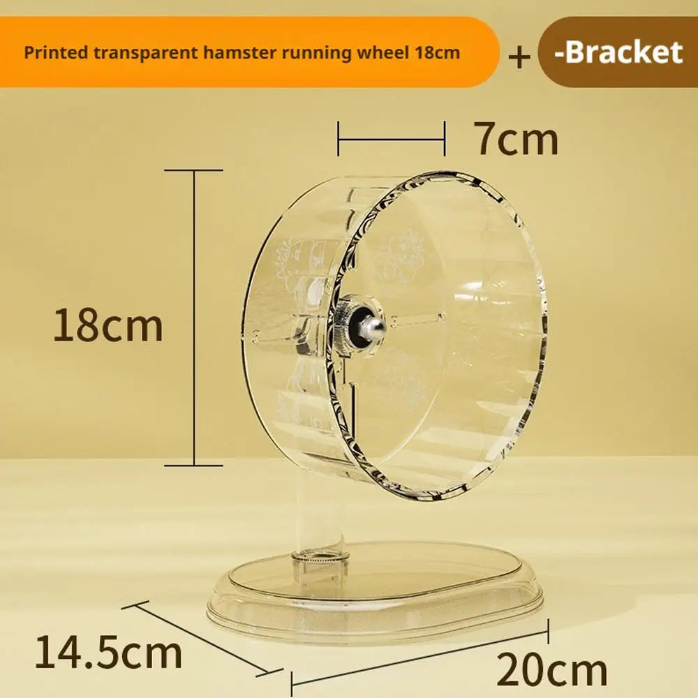 Silent Widened Transparent Running Wheel