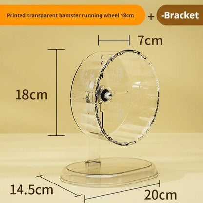 Silent Widened Transparent Running Wheel