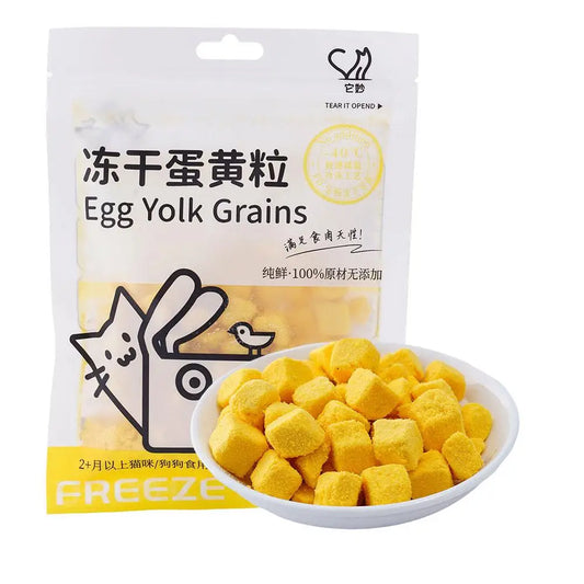 40g Freeze Dried Egg Yolk Granules Snacks Food