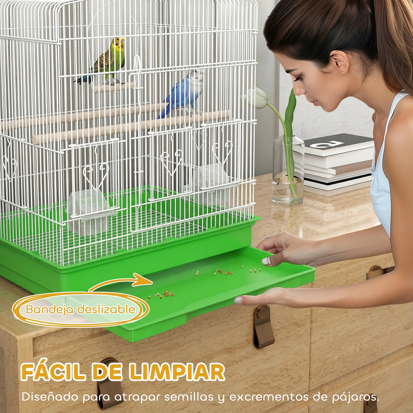 Steel Frame Pawhut Bird Cage