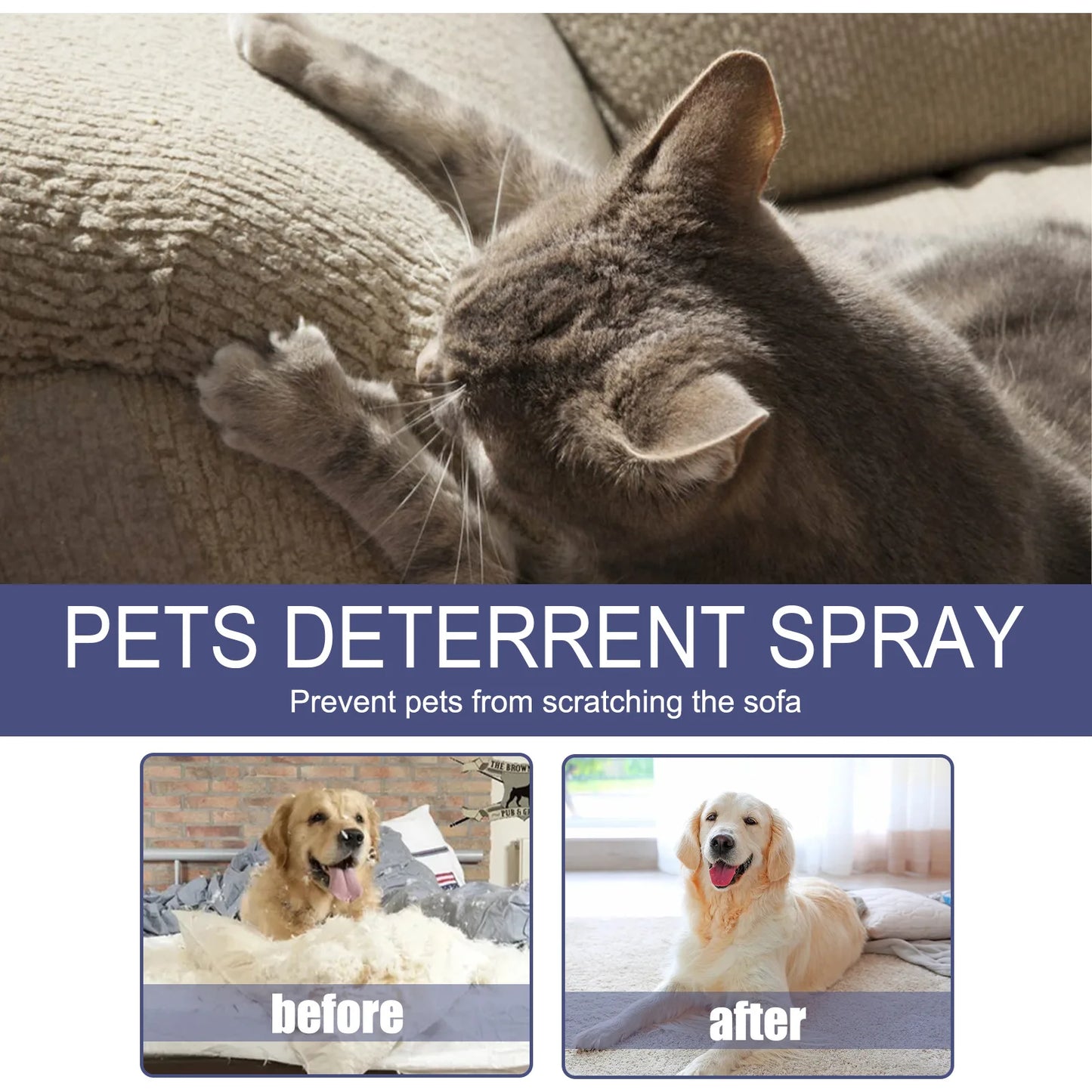 Anti Chewing Scratch Deterrent Spray Bitter