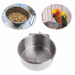 Parrot Feeding Water Cage Bowls with Clamp Holder