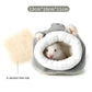 Rodent Winter Cottage Small Pet Sleeping Bed