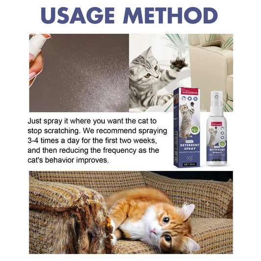 Anti Chewing Scratch Deterrent Spray Bitter