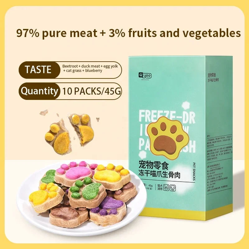 High Protein Chicken Fruits and Vegetables Freeze Dried Food