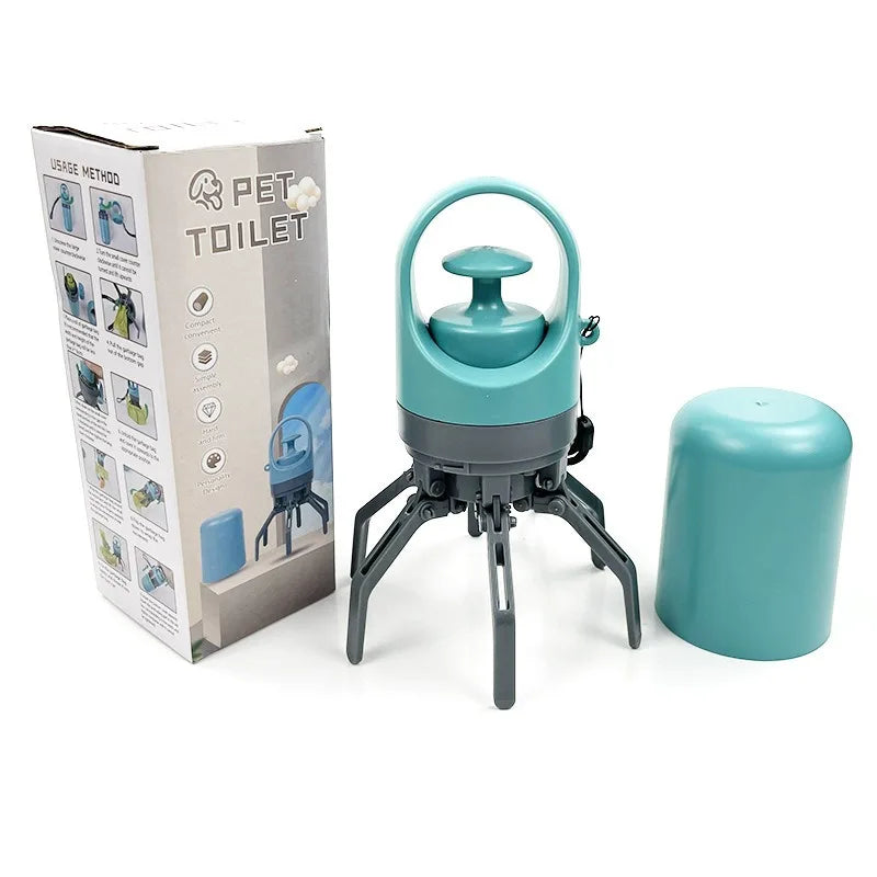 Dog Poop Scoop Set & Claw Waste Selector with Collar Clip