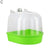 Hanging Transparent Bird Bath Cube