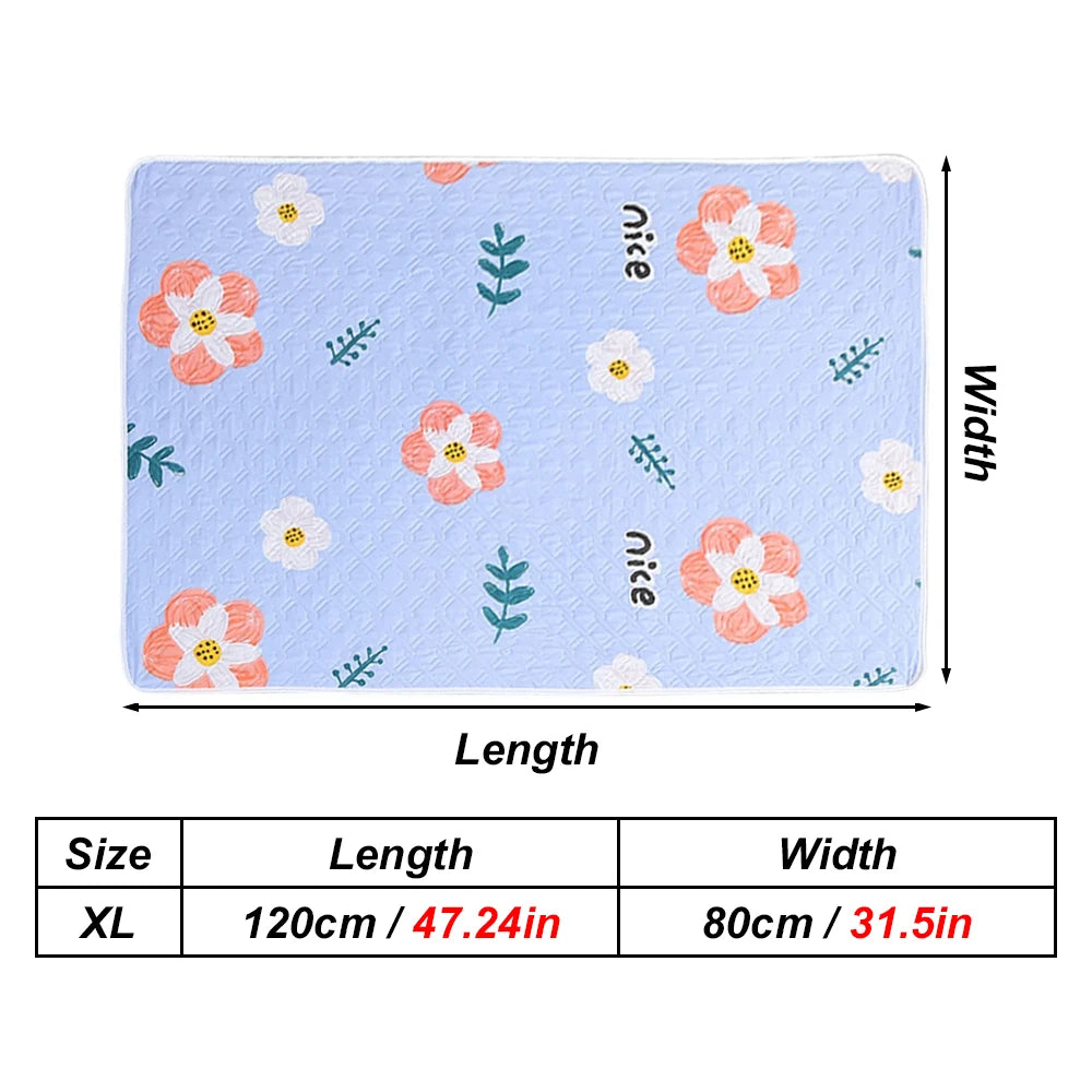 Print Guinea Pig Pee Pad Reusable Cage Liner Mats