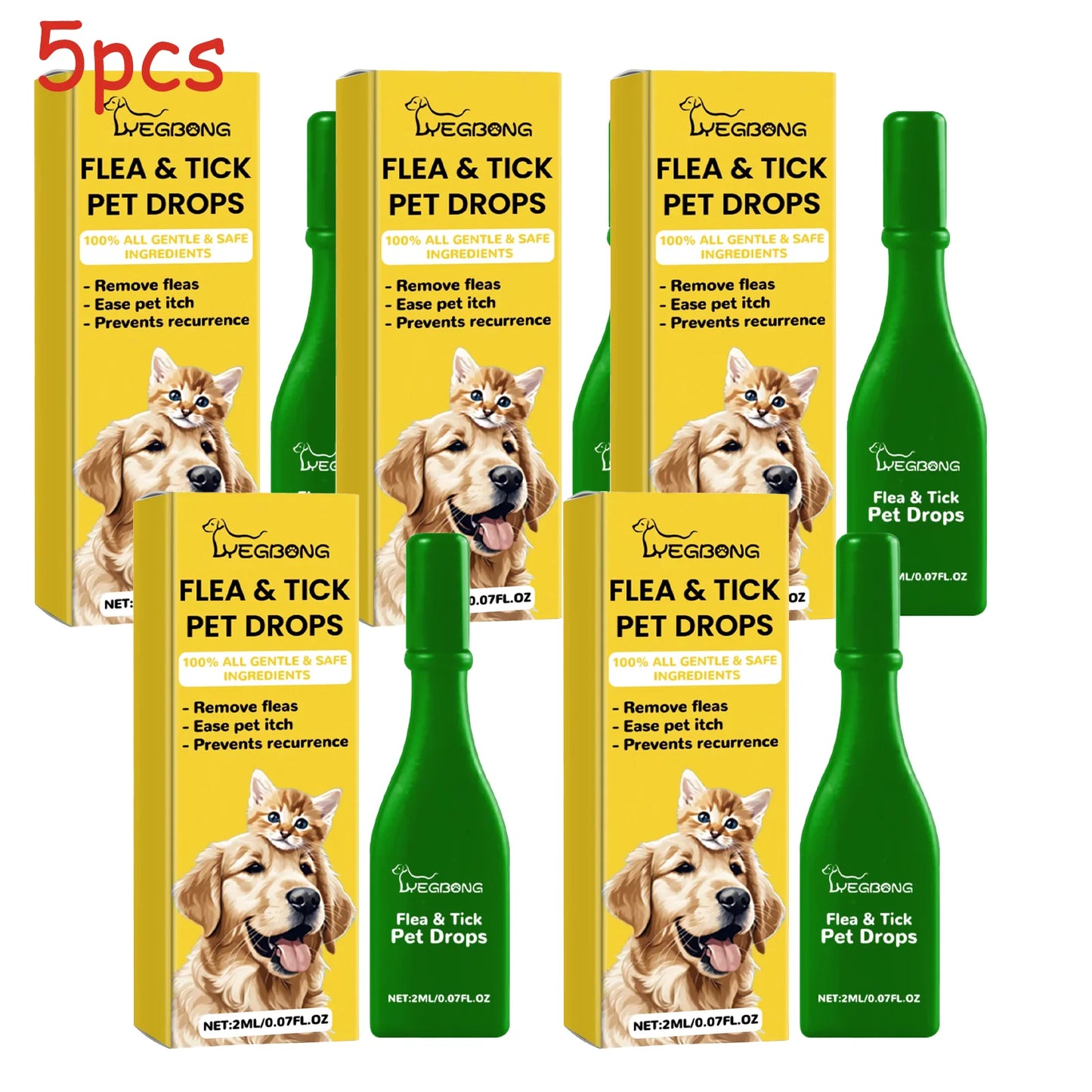 Fast-Acting Flea & Tick Treatment Drops