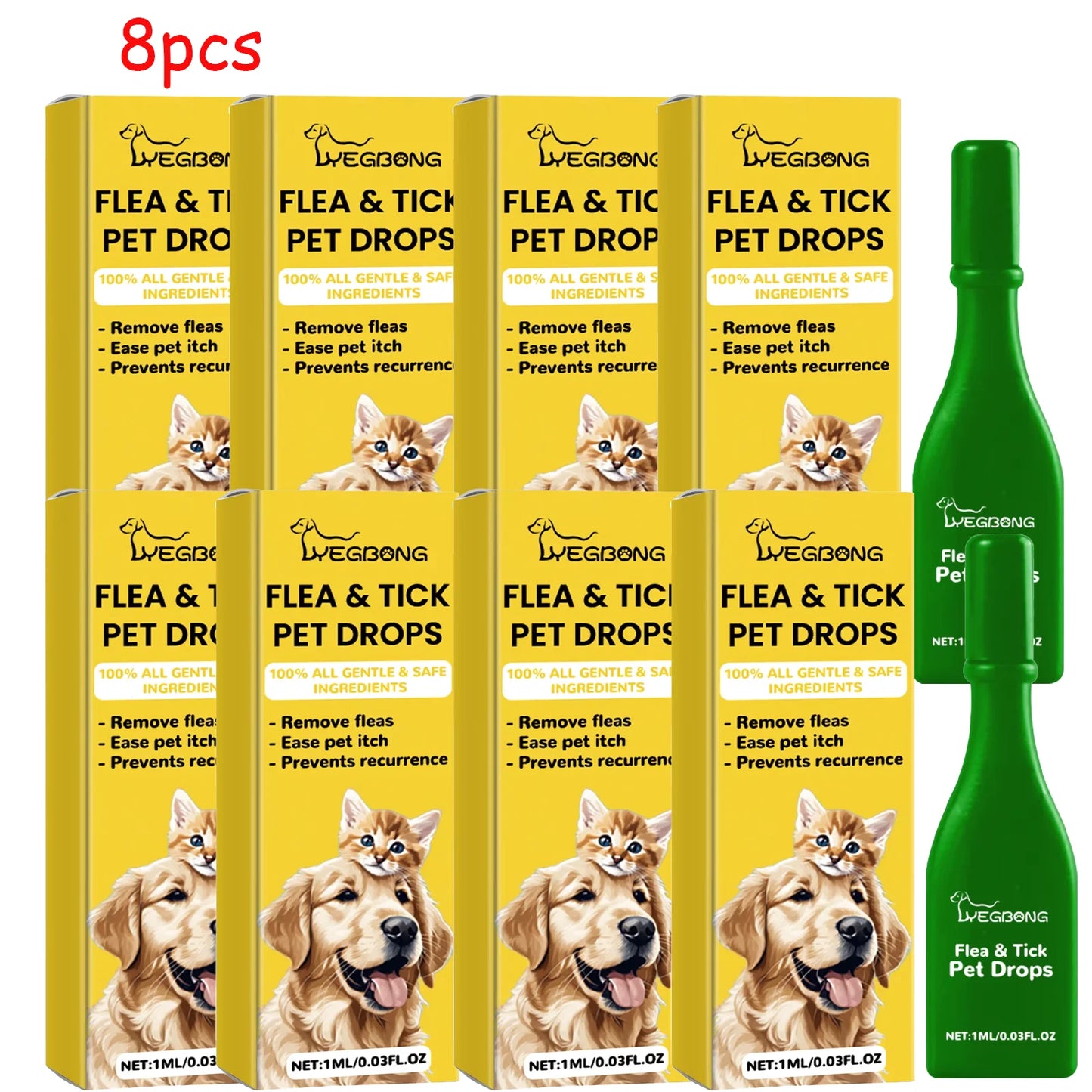 Fast-Acting Flea & Tick Treatment Drops