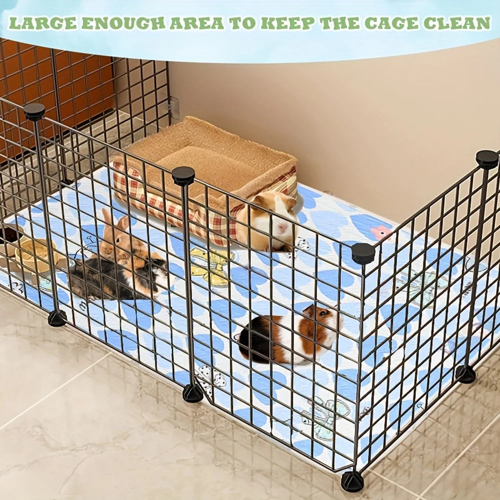 Print Guinea Pig Pee Pad Reusable Cage Liner Mats