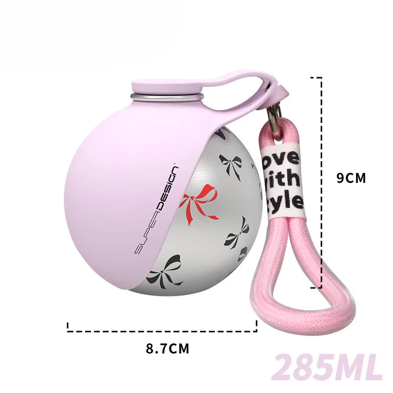 Portable Dog Water Bottle with Waste Bag Dispenser
