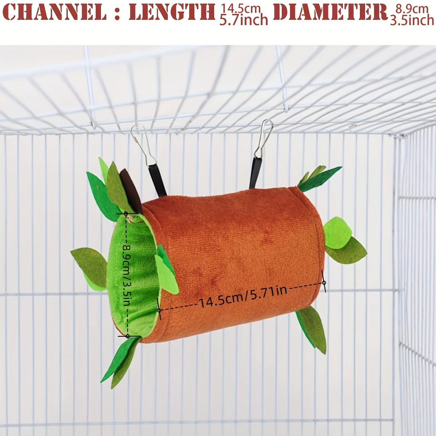 Rodent Plush Cotton Hamster Hammock Round Swing