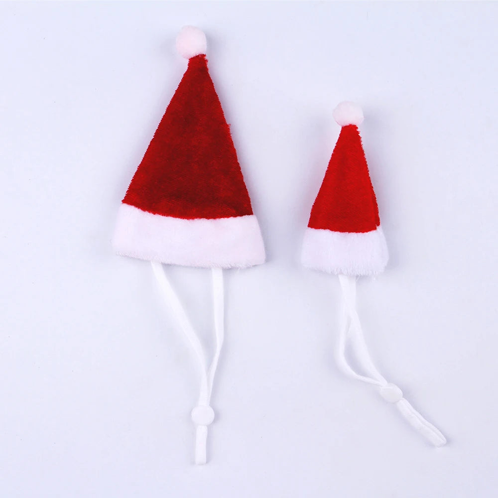 Small Pet Funny Headwear Mole Rat Christmas Hat