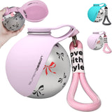 Portable Dog Water Bottle with Waste Bag Dispenser