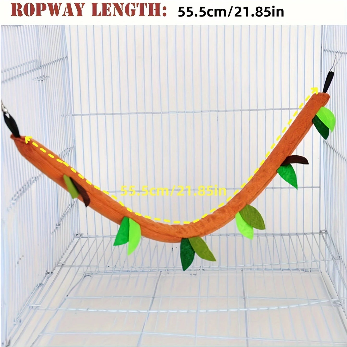 Rodent Plush Cotton Hamster Hammock Round Swing