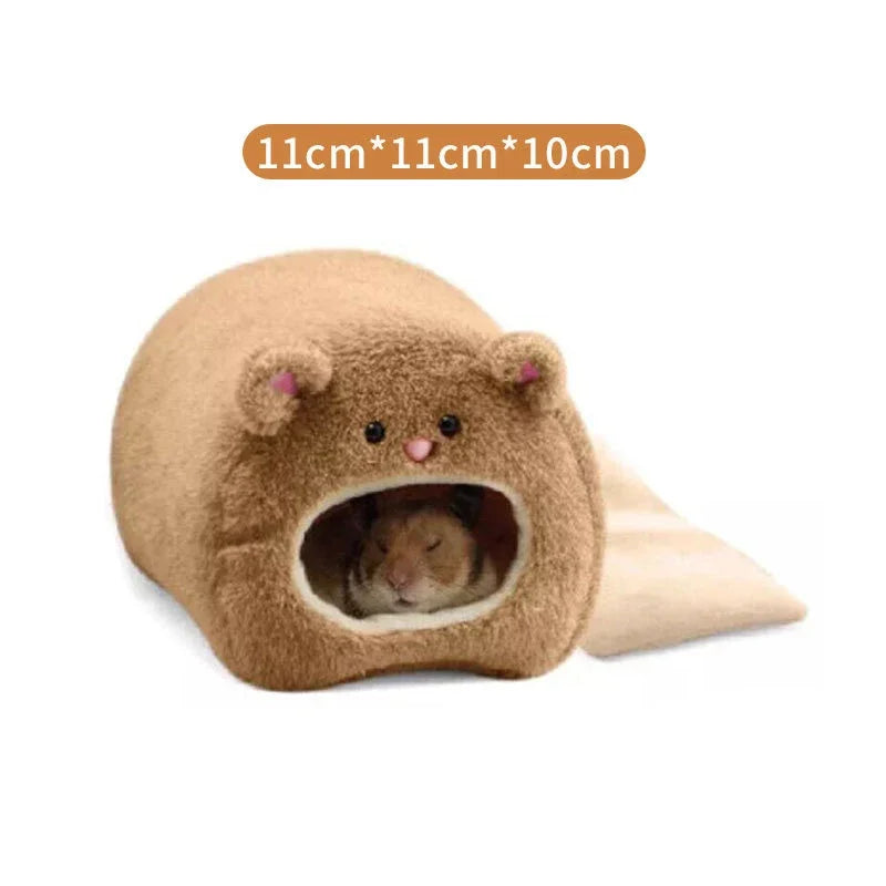 Rodent Winter Cottage Small Pet Sleeping Bed