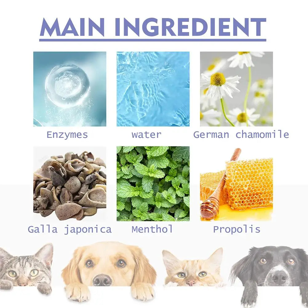 Dog Oral Care Bad Breath Teeth Cleaning Spray