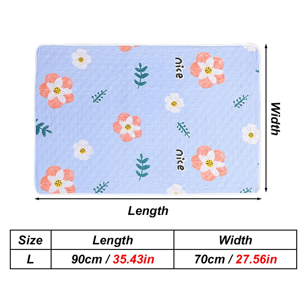 Print Guinea Pig Pee Pad Reusable Cage Liner Mats