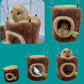 Tree Stump Shape Rodent Hammock Hamster Bed
