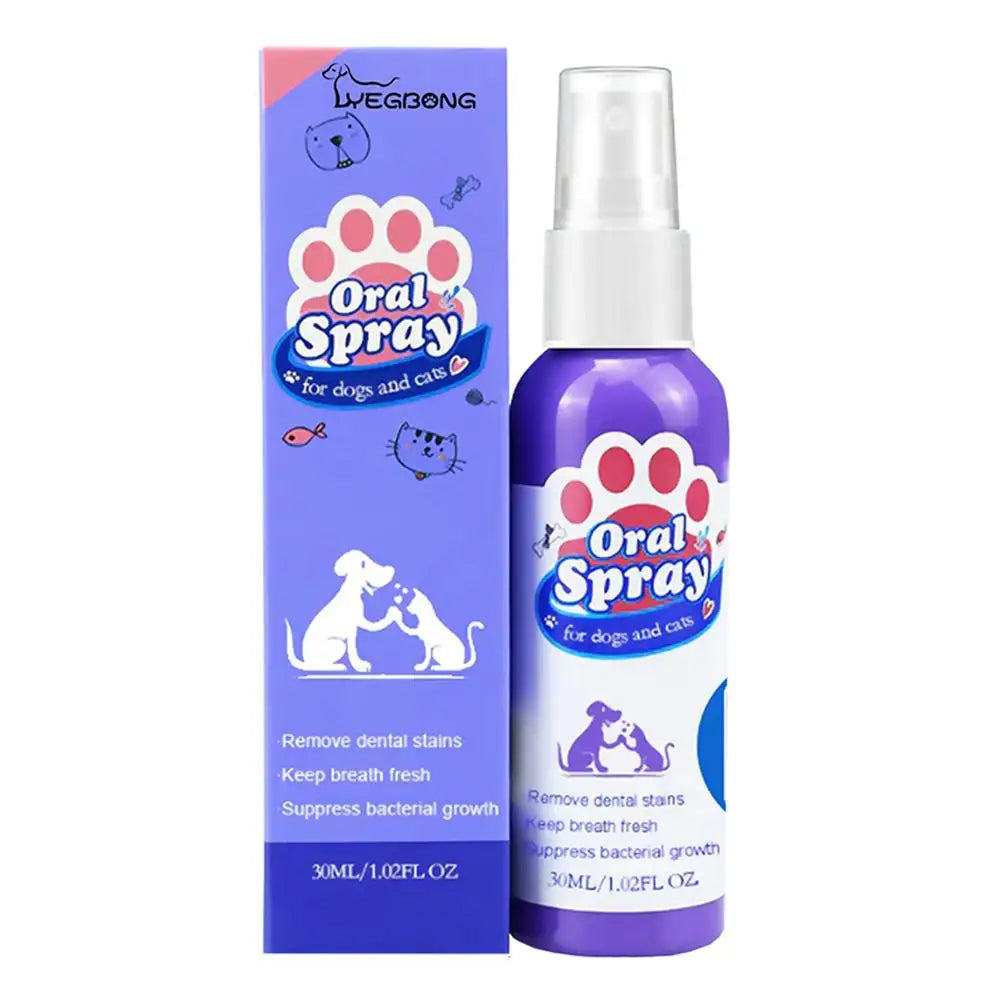 Dog Oral Care Bad Breath Teeth Cleaning Spray