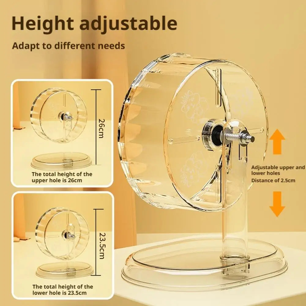 Silent Widened Transparent Running Wheel
